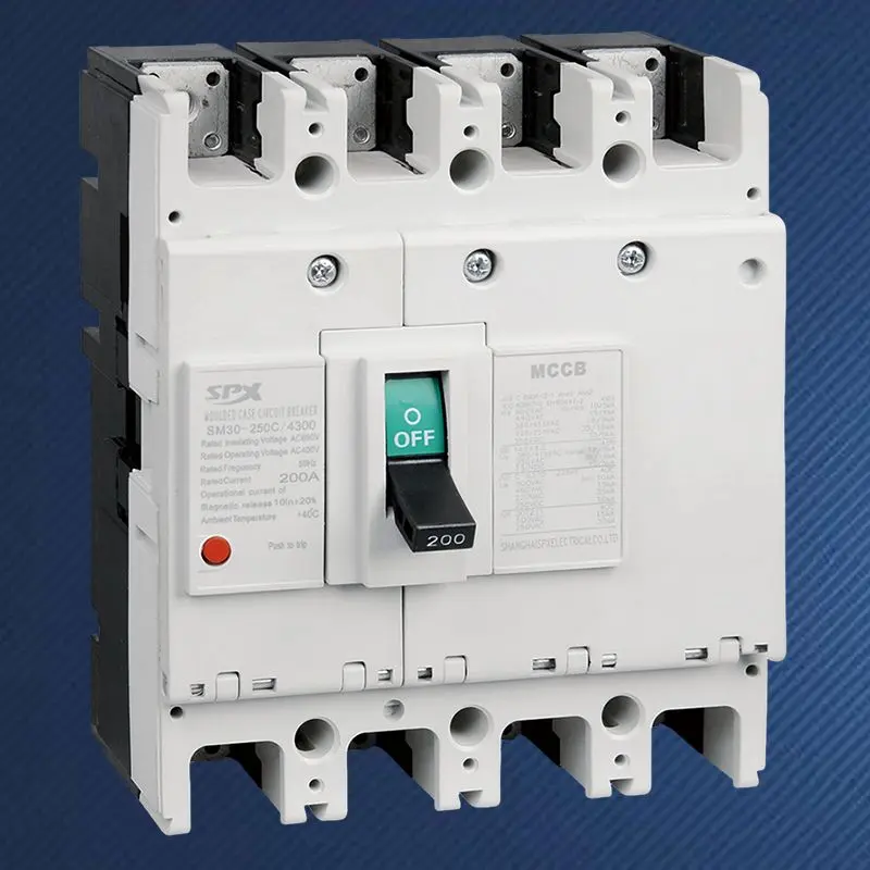 Interruttore automatico scatolato 4P 200A