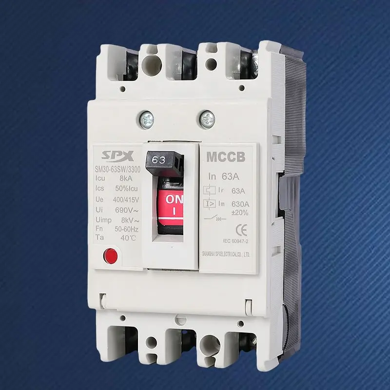 Interruttore automatico scatolato MCCB 3P 40A 50A